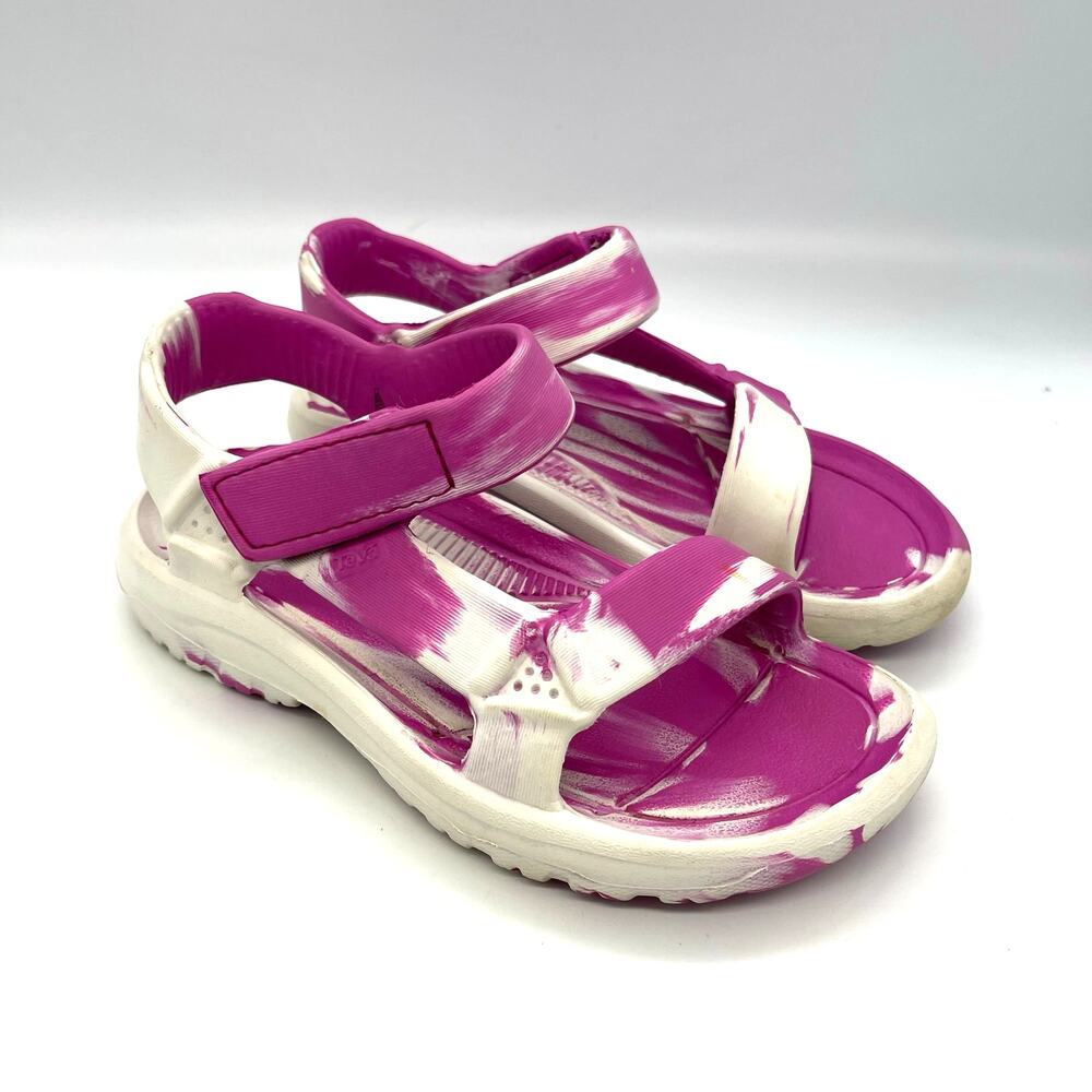 Teva Hurricane Drift Huemix Girl's Sandals Rose Violet Swirl US Size 13